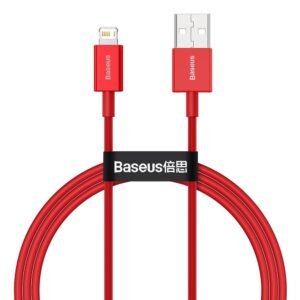 1 m Baseus cabel iphone|röd