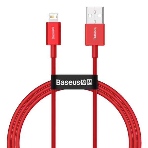 1 m Baseus cabel iphone|röd