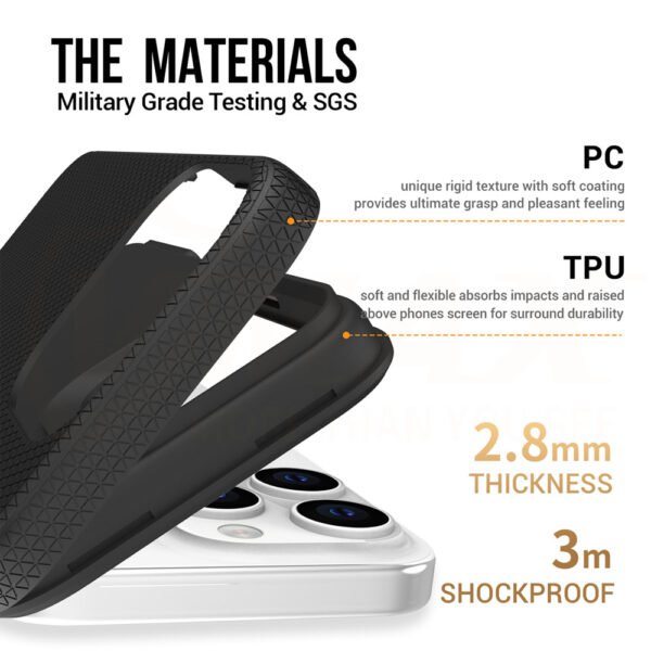 Vmax Triangle Fodral överlägg för Samsung Galaxy A15 4G / 5G svart - Image 4