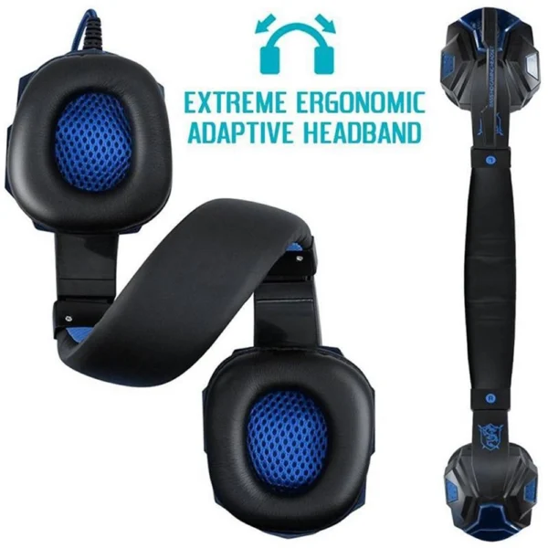 Spelheadset för dator/PS4 röd - Image 2