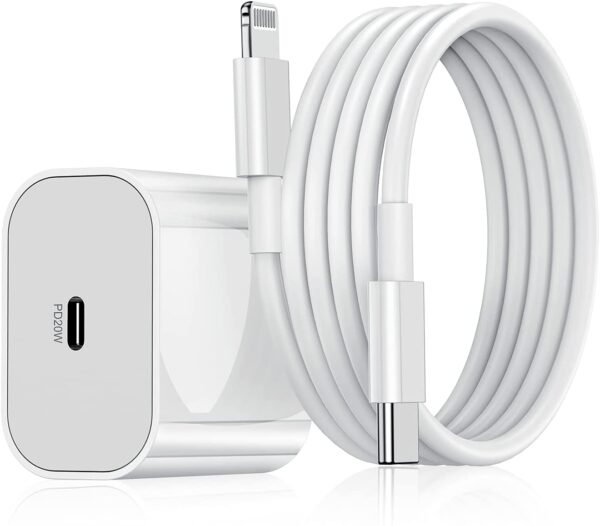 20W snabbladdare för iphone11/12/13/14 med  2 m kabel