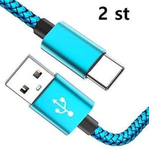 2 st super kvalitet 3 m iphone ljusblå "Light blue" "Ljusblå"