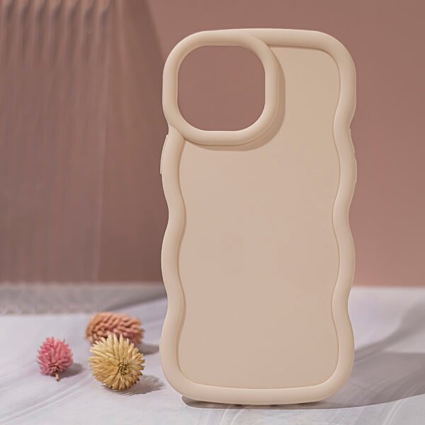 Candy-fodral för iPhone 15 6,1" beige - Image 5