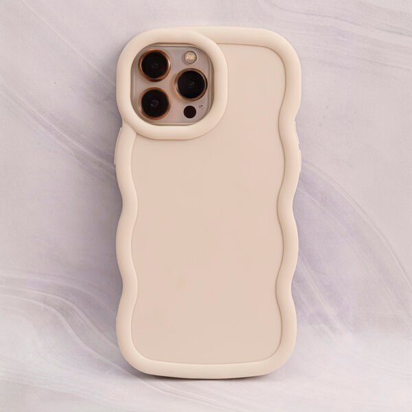 Candy-fodral för iPhone 15 6,1" beige - Image 4