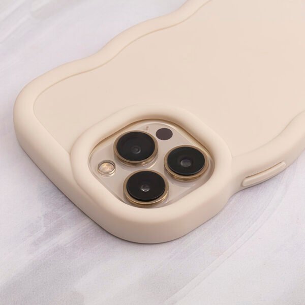 Candy-fodral för iPhone 15 6,1" beige - Image 3