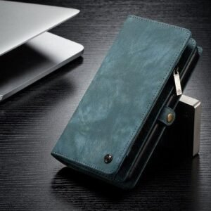 CaseMe (008)  äkta läder med dragkedja för iphone 11pro grön "Green" "Grön"
