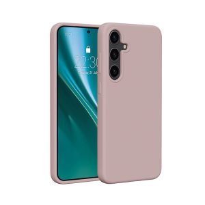 Etteri Silikonfodral till Samsung Galaxy S25 ljusrosa