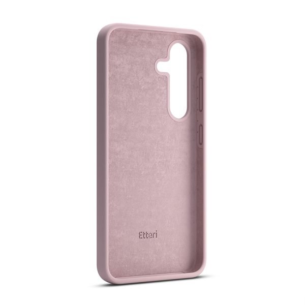 Etteri Silikonfodral till Samsung Galaxy S25 ljusrosa - Image 2
