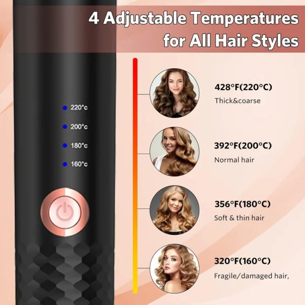 Automatic Hair Curler pink - Image 4