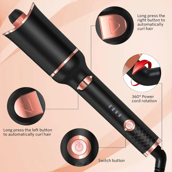 Automatic Hair Curler pink - Image 2
