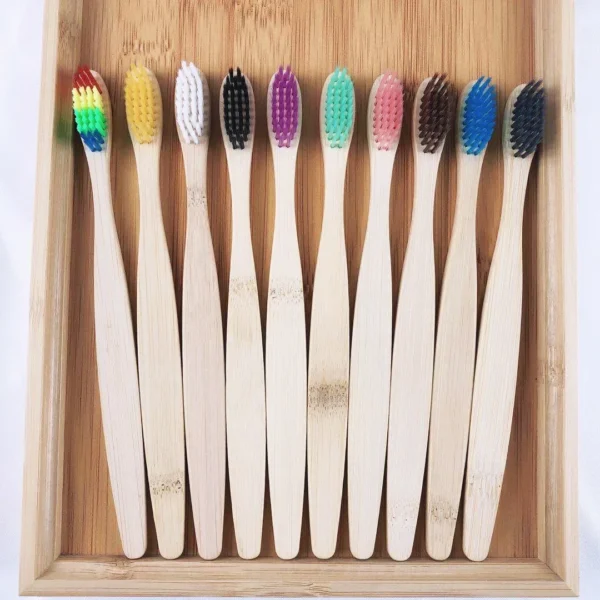 10pcs Colorful Natural Bamboo - Image 2