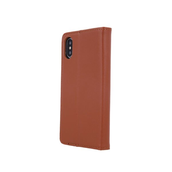 Äkta läder Smart Pro-fodral för iPhone 16 brun - Image 3