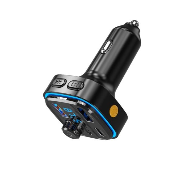 Transmitter FM BCC08 Bluetooth MP3 car charger 3,1A black - Image 4