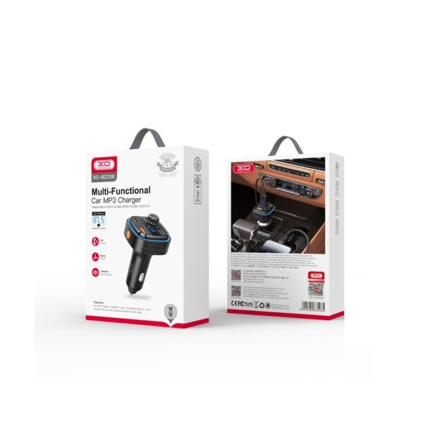 Transmitter FM BCC08 Bluetooth MP3 car charger 3,1A black - Image 5