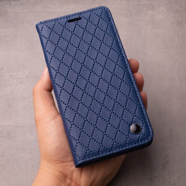 Smart Caro case for iPhone 16 pro navy blue - Image 2