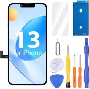 Ayake for iPhone 13 Screen Replacement, 6.1 inch FHD LCD Display and Touch Digitizer Screen, True Tone Programmable, Face ID Remains (for A2633, A2482, A2631, A2634, A2635) : Cell Phones & Accessories