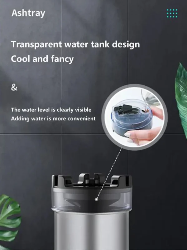 Ashtray with water tank  green - Image 6