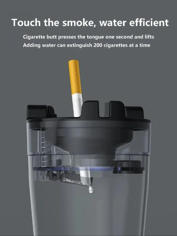 Ashtray with water tank  green - Image 5