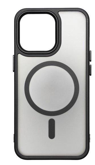Magsafe silikon fodral för Iphone 12 svart