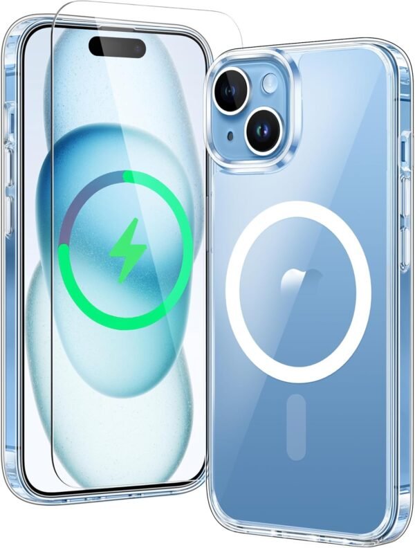 magsafe med skärmsydd för iphone 12 Transparent
