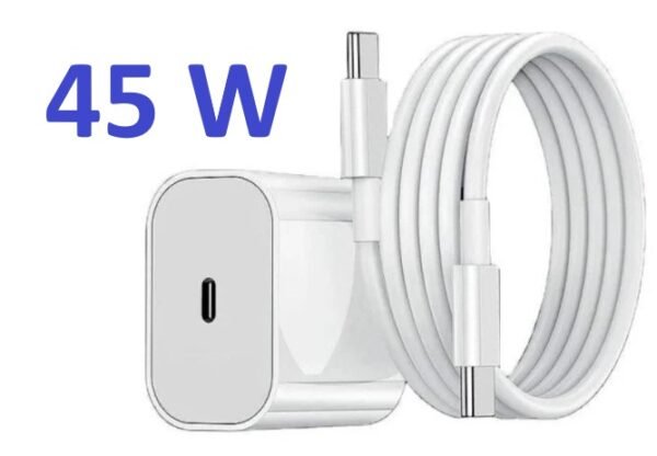 45W usbc-usbc för iphone och Samsung